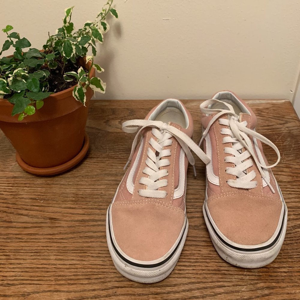Vans Dusty Rose Pink Suede Old Skool Sneakers